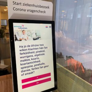Voorbeeld kiosk Entry Antonius Ziekenhuis