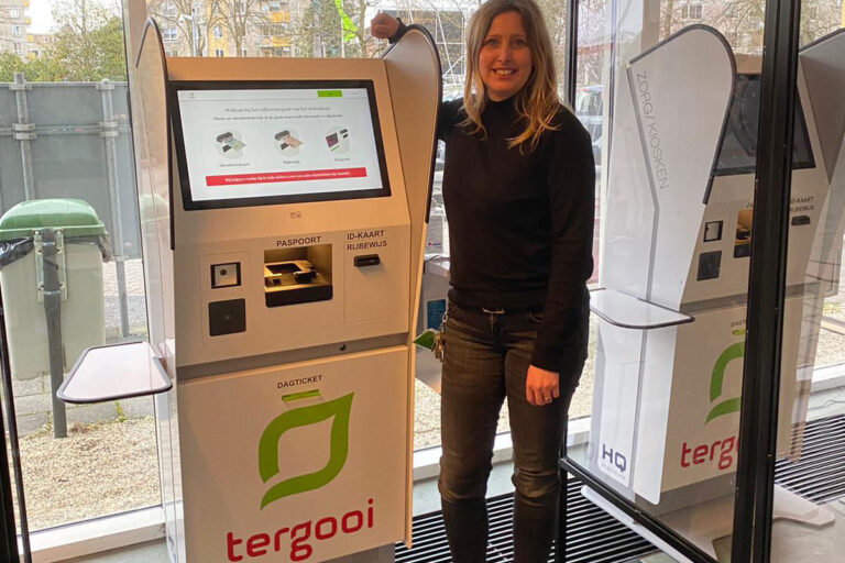 Interview met Daniella van de Stolpe van Tergooi, over de aanmeldkiosk van HQ Healthcare.